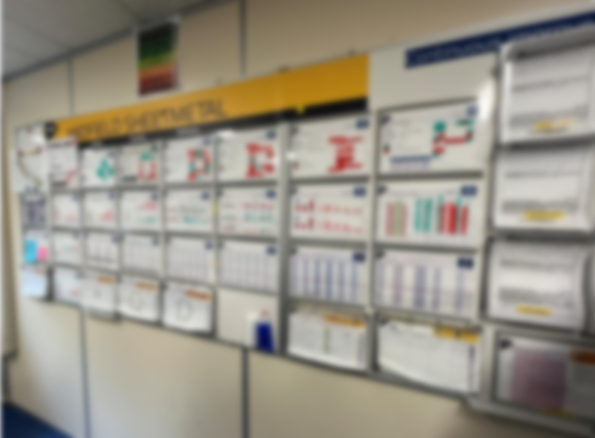 Example of the implemeted Kaizen tools