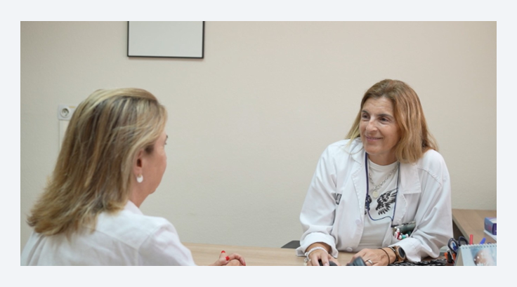 Medical consultation at the hospital